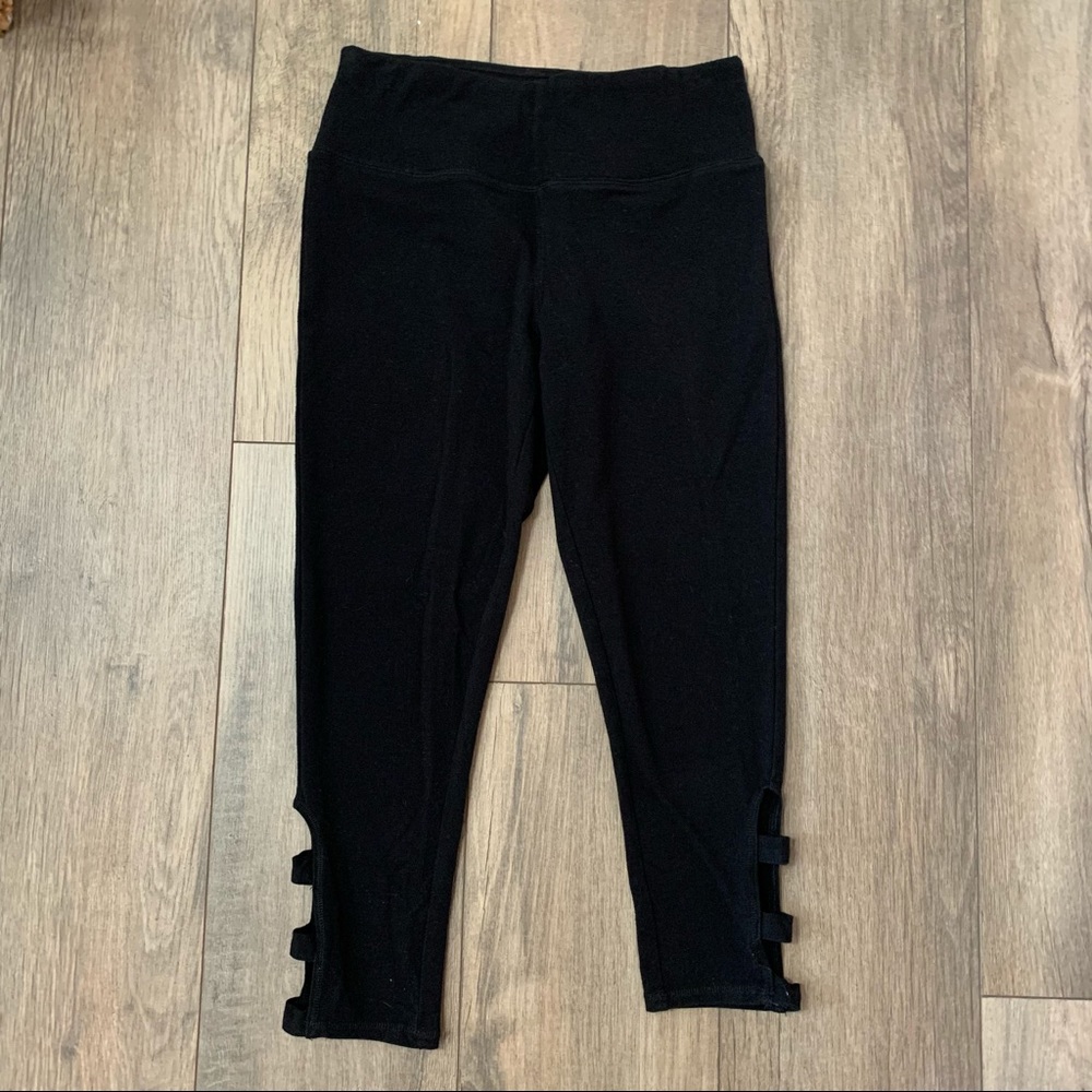 C Active Black Cutout Leggings